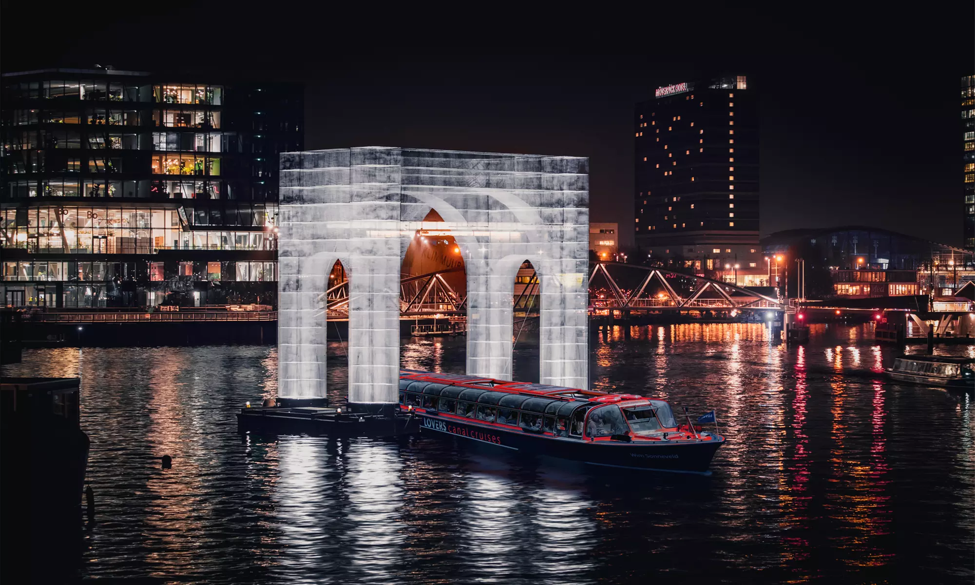 1 Ticket für das Amsterdam Light Festival - Bootsfahrt auf dem Kanal