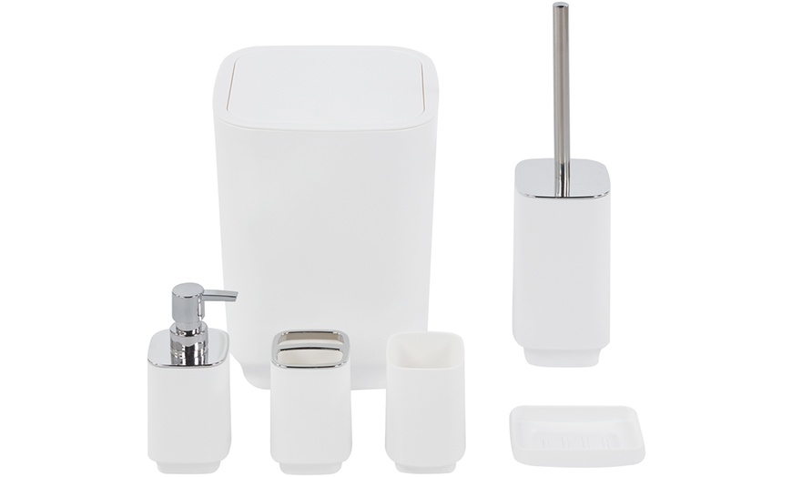 Image 2: Juego completo de 6 accesorios de baño