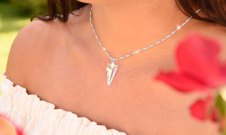 1, 2 ou 3 colliers en argent sterling de la marque Ah! Jewellery® orné de cristaux Swarovski®