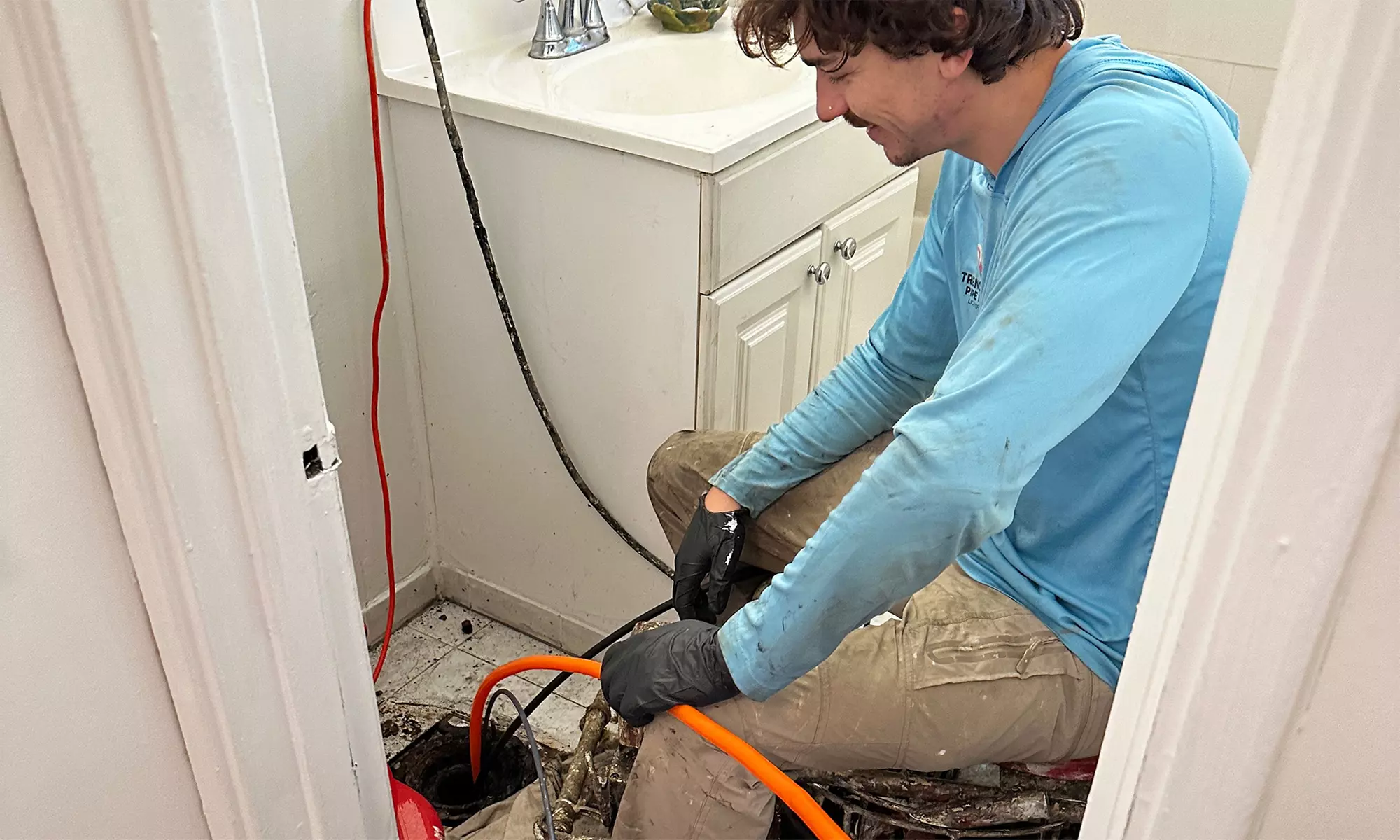 Snake Cleaning for One Drain Line, Full Sewer System Inspection & More