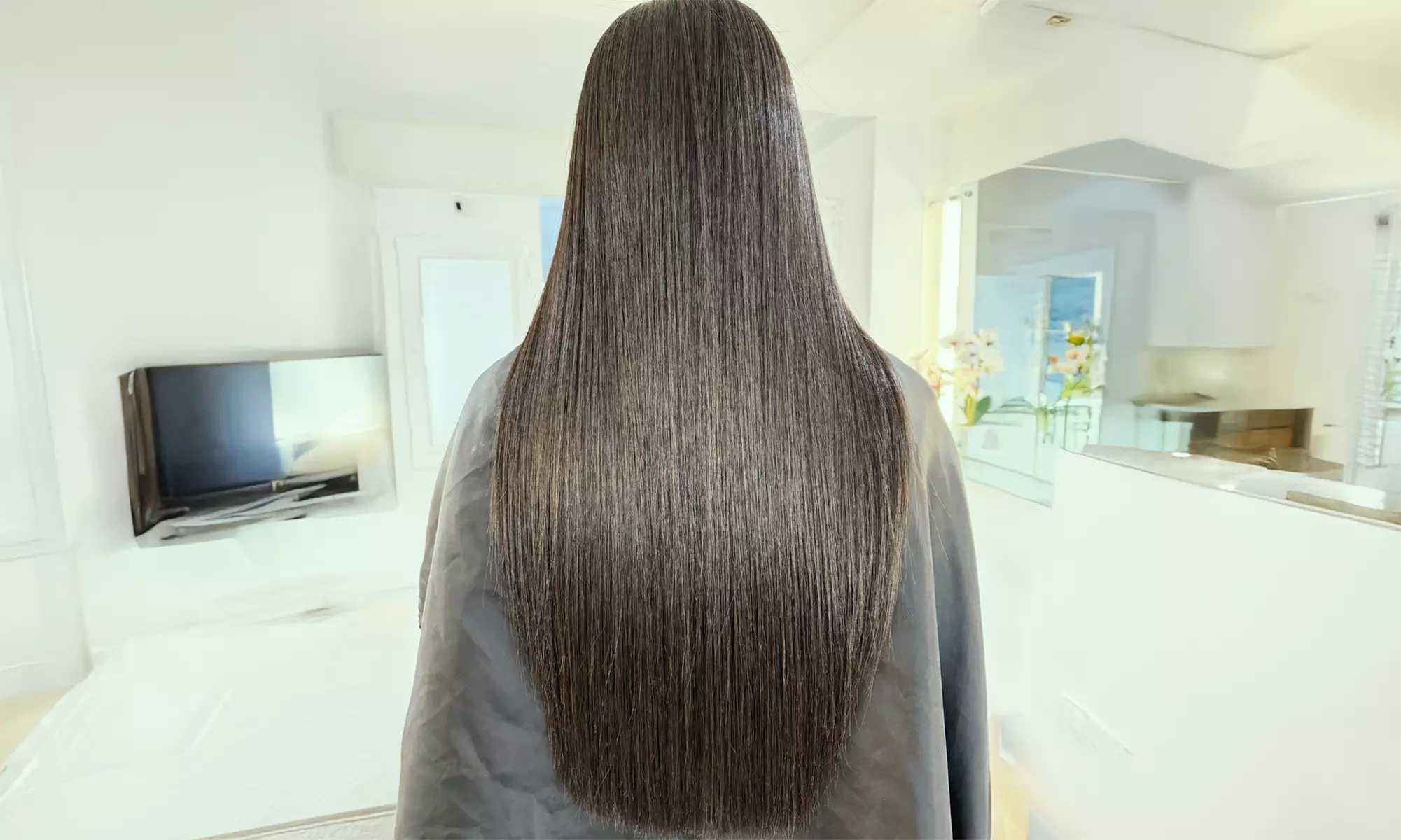 Treat Your Hair with Cezanne Keratin or Ultimate Blonde Keratin Treatment with End Trimming (Up To 53% Off)