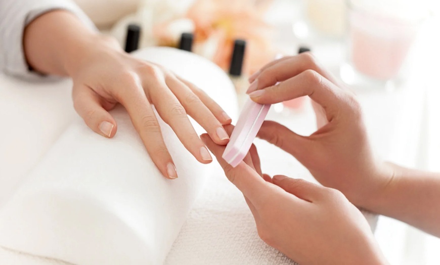 Image 1: Up to 25% Off a Manicure and Pedicure at JUJU's Beauty Salon