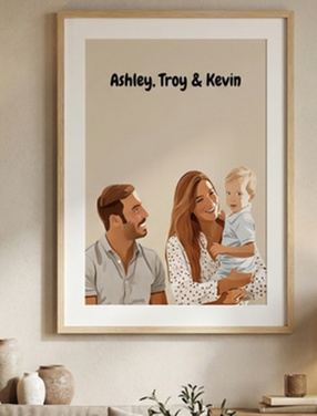 family portrait by signature print lab
