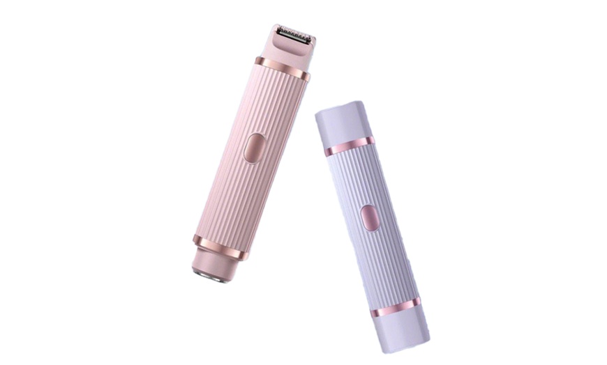 Image 4: 2-in-1 Dual Head Electric Women's Shaver