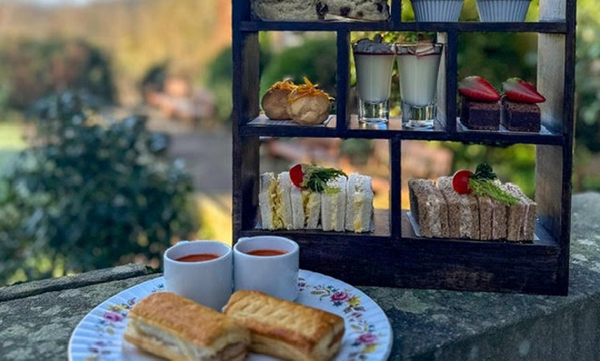 Image 2: Afternoon Tea with Gorgeous Garden Views at a 4-Star Country Hotel