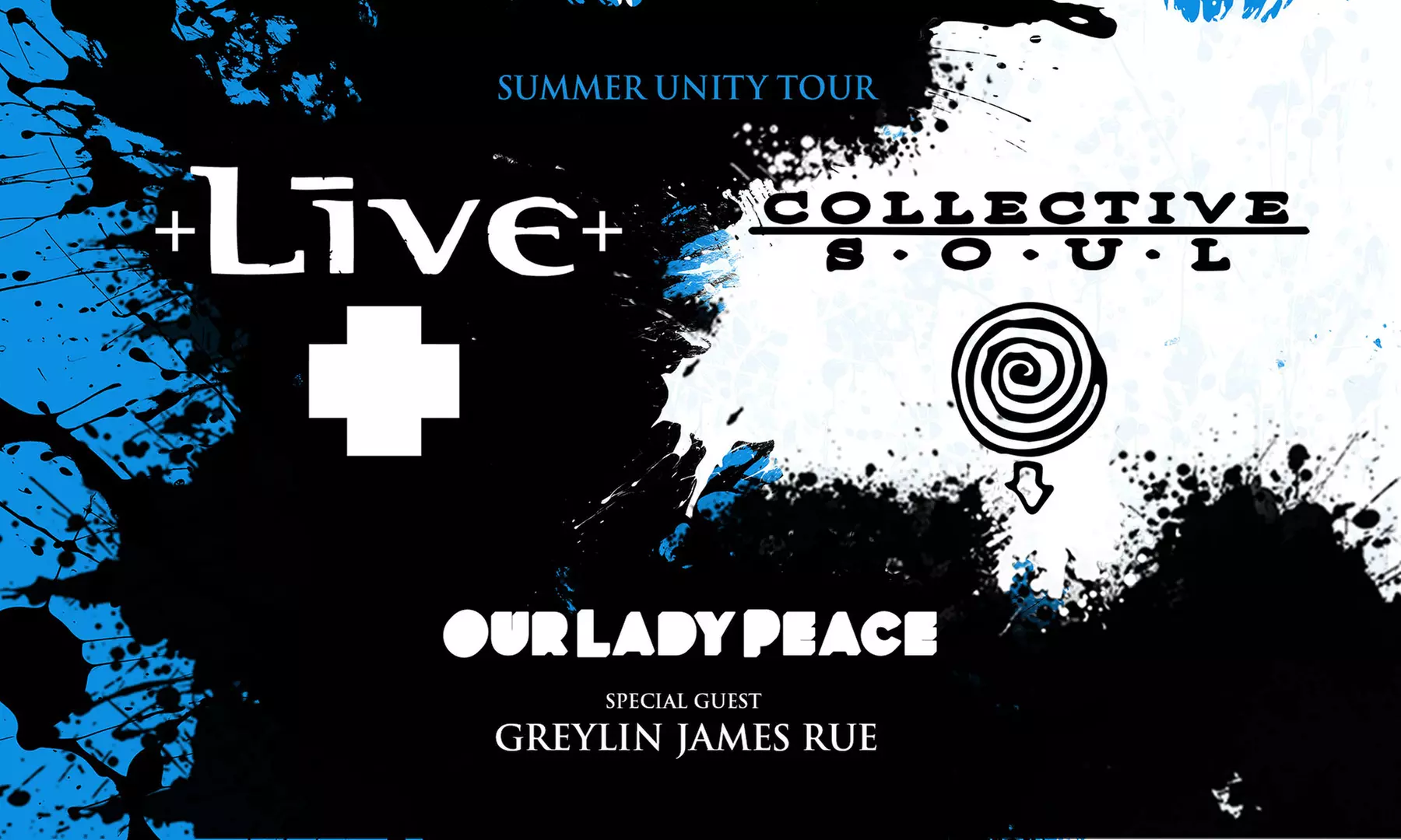 +LIVE+ & Collective Soul - Summer Unity Tour on July 30 at 5:30 p.m.