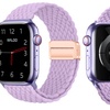 Image 5: Waloo Braided Nylon Magnetic Loop Band For Apple Watch- (Size & Color)