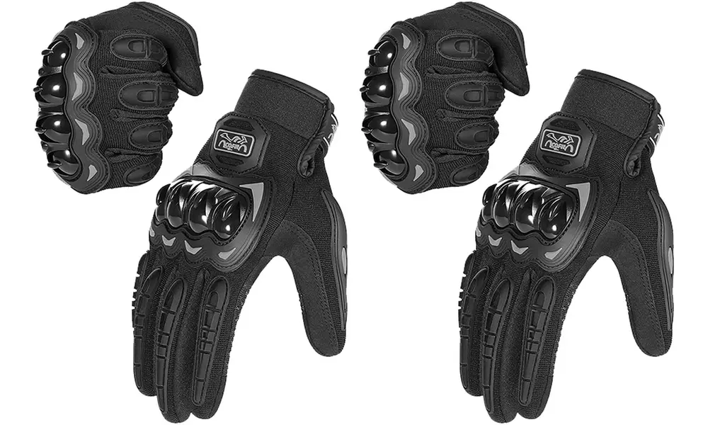 1 o 2 paia di guanti da moto unisex con punte touchscreen, disponibili in 4 taglie - Image 2