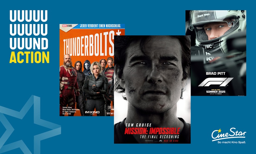 Image 2: Sichere dir jetzt deine CineStar Kinotickets, optional mit Snacks