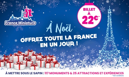 Billet adulte ou enfant à partir de 3 ans ─ Valable du 4 avril au 1ᵉʳ novembre 2026 - France Miniature