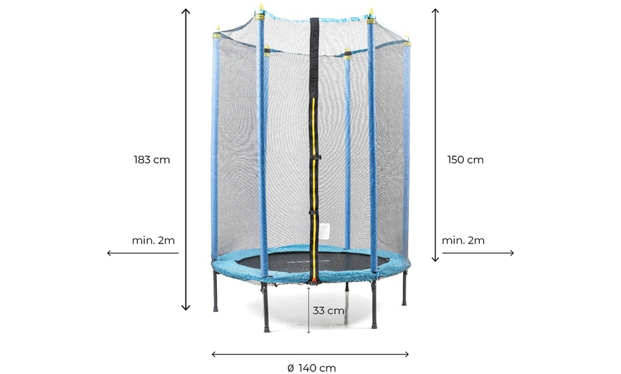Image 7: Cama elástica para niños con red de seguridad de InnovaGoods