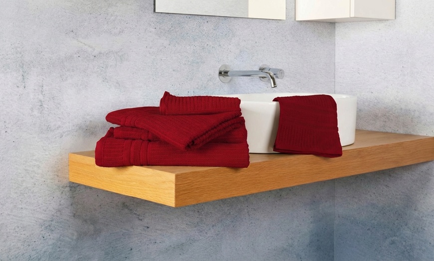 Image 7: Ensemble de 5 serviettes en coton