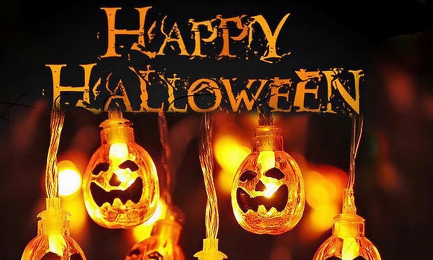 Image 2: Halloween Decoration LED Pumpkin Light String