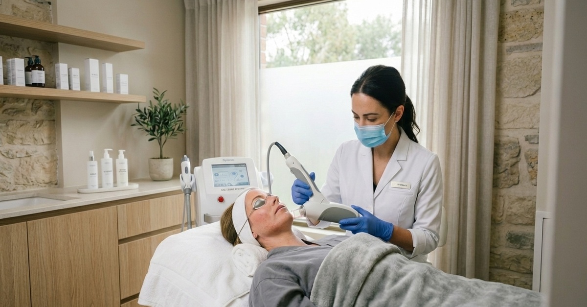 Tratamiento facial con láser CO2 fraccional en Madrid