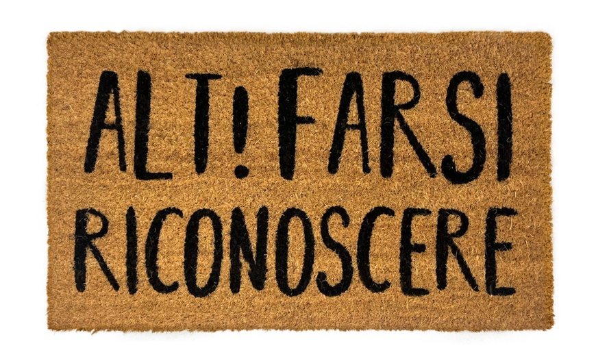 Image 12: Zerbino in cocco, con retro antiscivolo