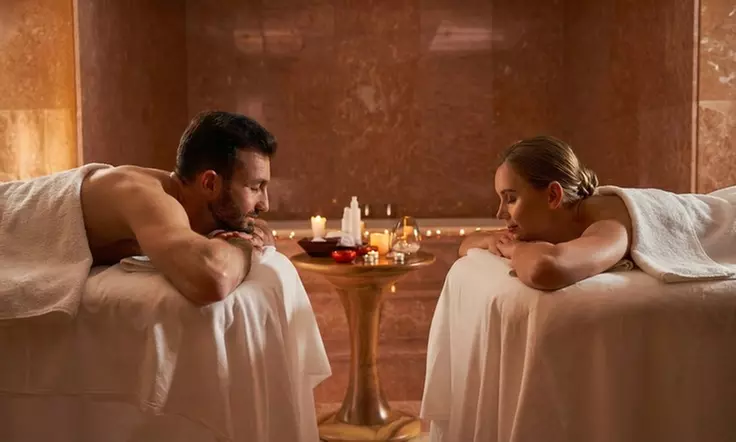 Couples Massage/Foot Massage/Detox Reflexology Pampering Package for 2