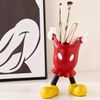 Image 1: Cartoon Desk Organiser - Multi-Functional Makeup & Stationery Holder