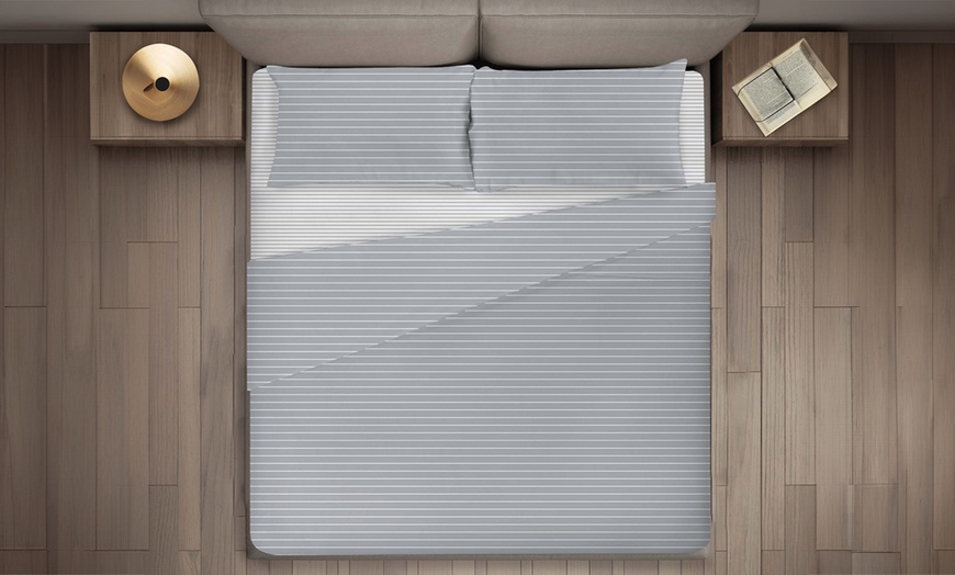 Image 6: Completo lenzuola in cotone 100% Made in Italy