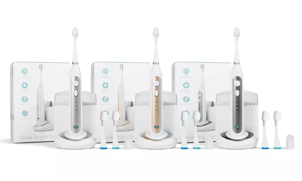 Platinum Edition Elite Sonic Toothbrush with UV Sanitizing Charging Base - Primary Image