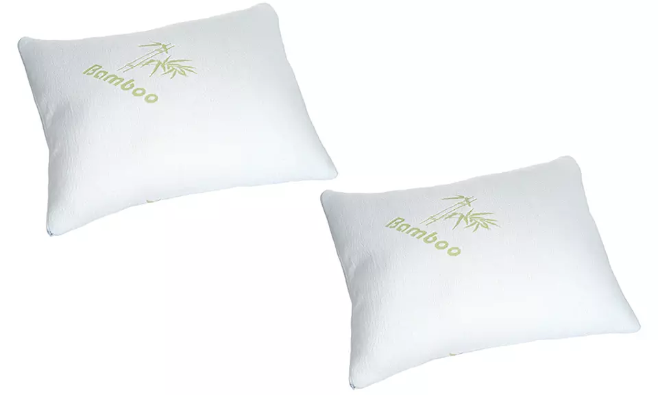 Remedy Memory Foam Pillow with Bamboo Cover (1- or 2-Pack) - Second Medium