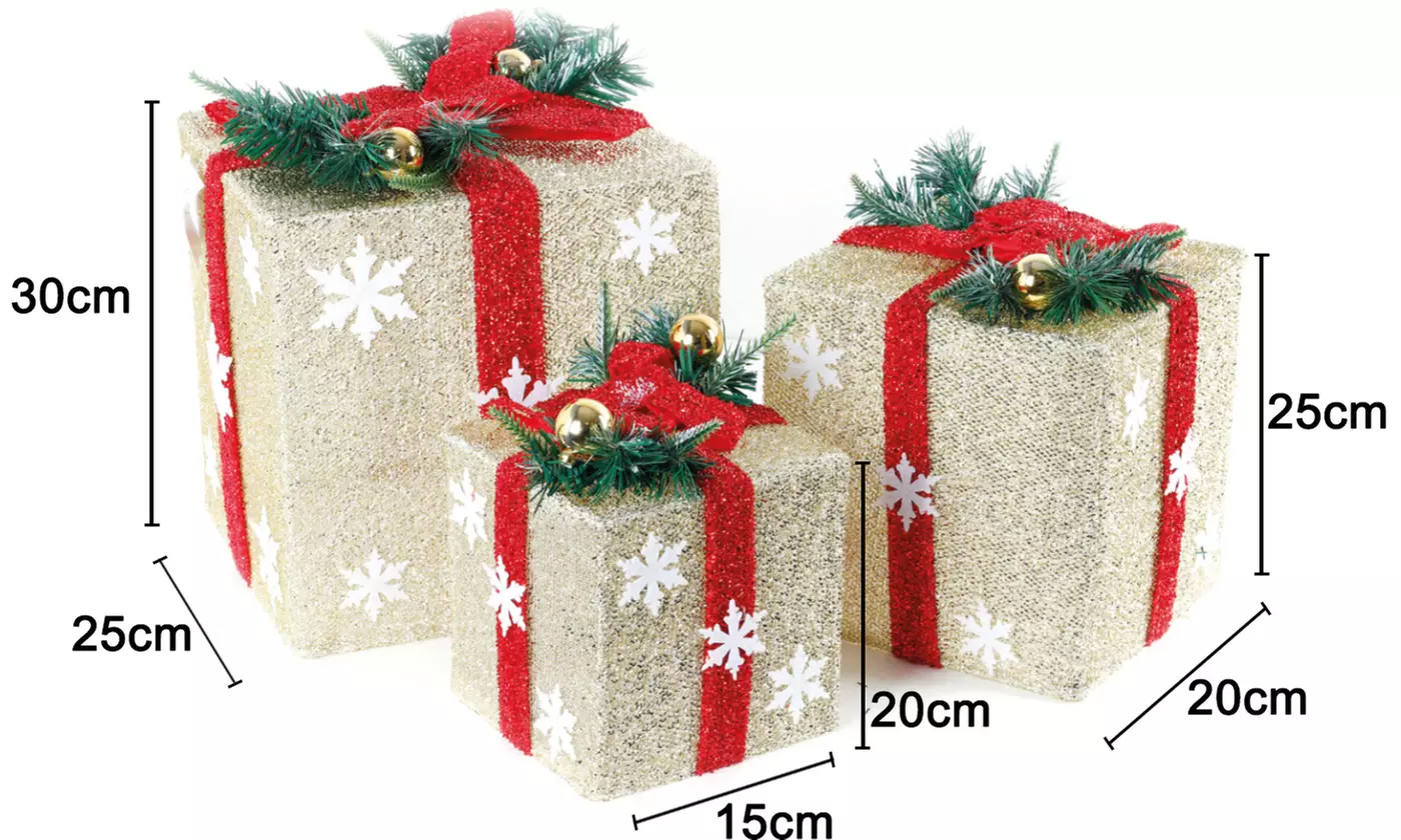 Decorazioni Natalizie luminose da mettere sotto l'albero, Natale, led