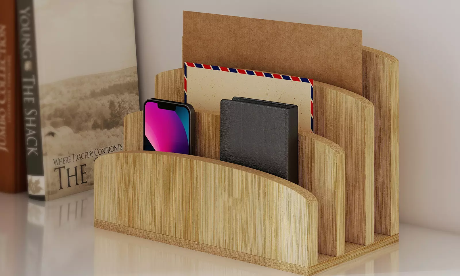 Bamboo Desk Organisers Collection
