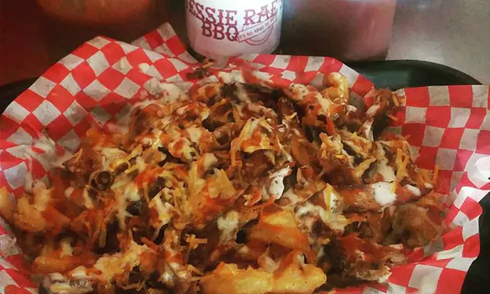 Pulled Pork, Chicken, Hot Links, and More at Jessie Rae’s BBQ (Up to 34% Off). Three Options Available. - Primary Image