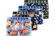 Lot de 4 boxers homme signature à motifs Freegun, modèle et taille au choix - Second Medium