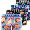 Image 5: Lot de 4 boxers homme signature à motifs Freegun