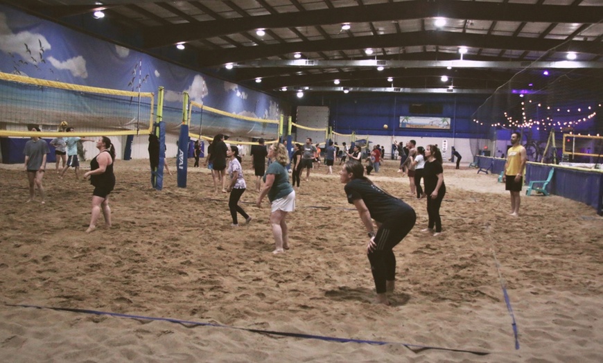 Image 6: Join Indoor Beach Volleyball Fun: Open Play Packs Available