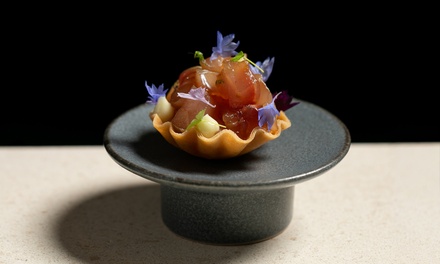 Menú degustación con 4 entrantes, 1 principal y 1 postre para 2 personas - Basque by Eneko Atxa Bilbao