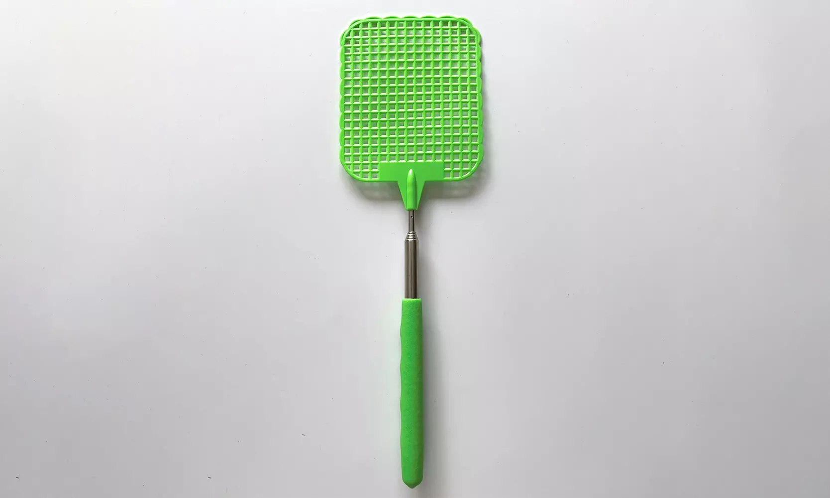 US 5-10 Pc Fly Swatters Extendable Durable Plastic Stainless Handle Bug Mosquito