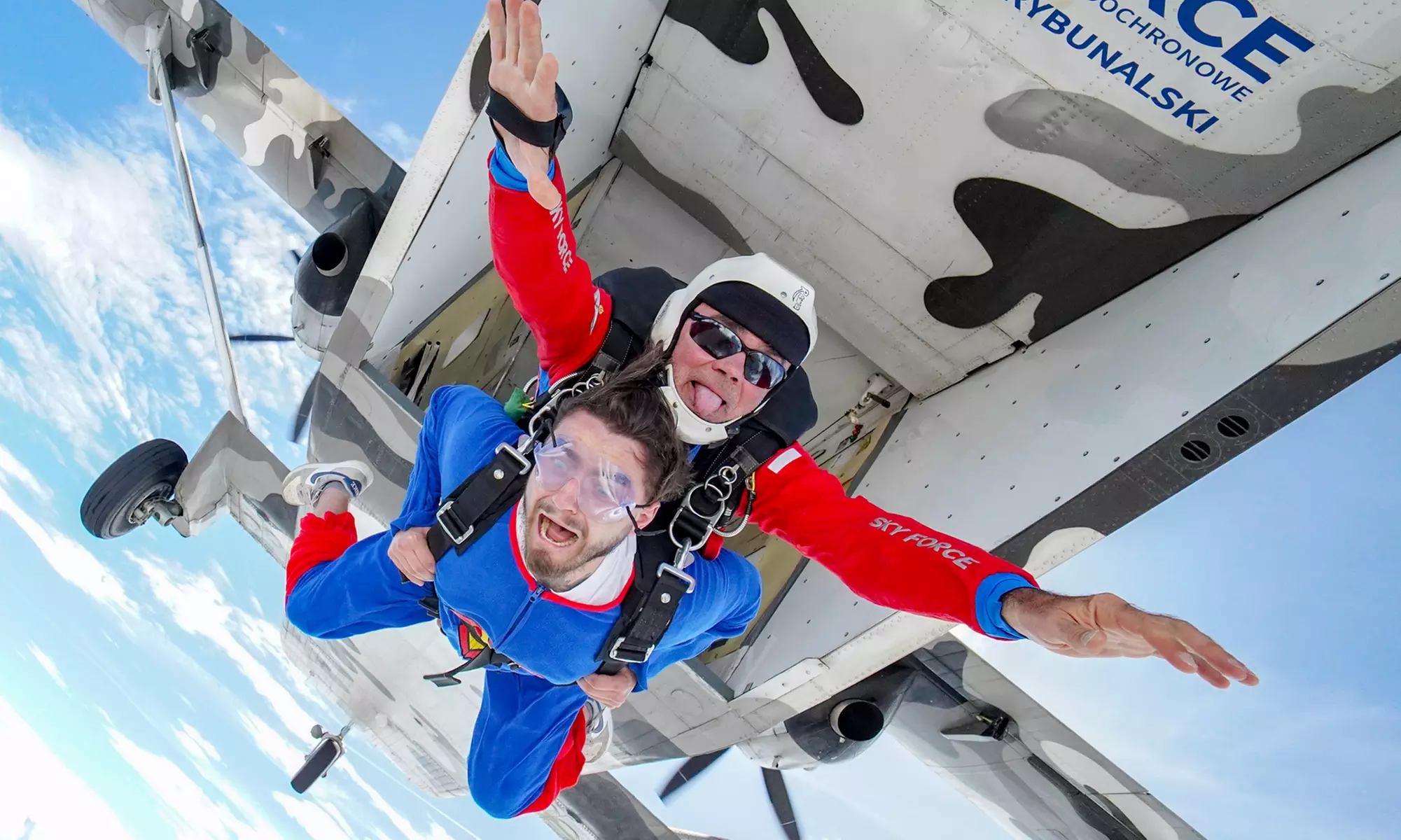 Jedyny taki w Polsce: lot widokowy i skok z kultowego SkyVana