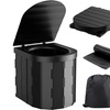 Image 6: Foldable Compact Portable Toilet Potty Loo