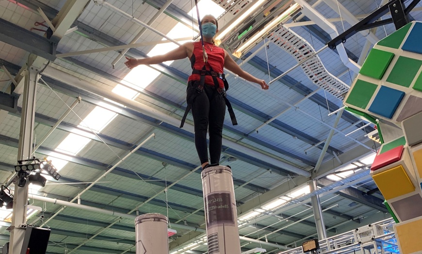 Image 3: Trampoline Park Entry at Flip Out Box Hill