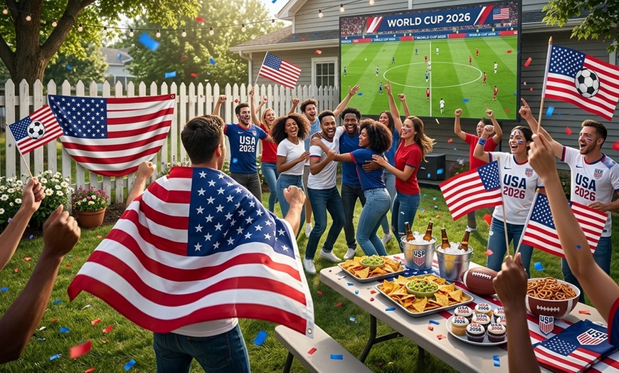 Image 3: Custom World Cup Flag Capes and Flags - Up to 83% Off