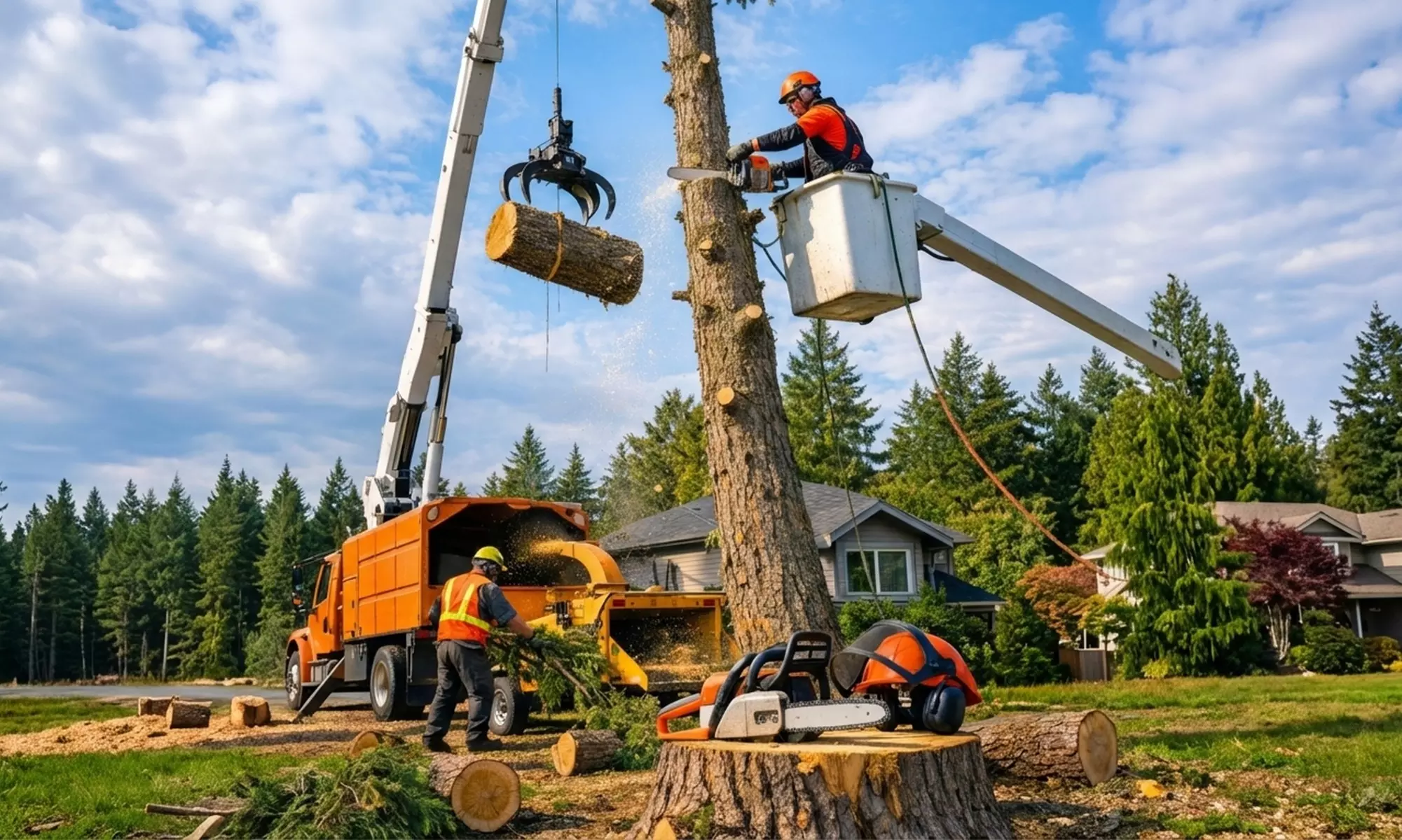 Professional Tree Removal & Landscape Services with Debris Removal