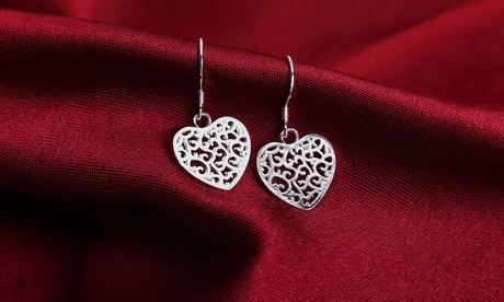 Sterling Silver Drop Dangle Earrings - Multiple Styles Sterling Silver Teardrop Filigree