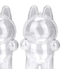 Image 4: Pack of Two Transparent Protective Cases for Labubu Dolls