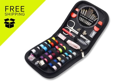 FREE SHIPPING: Premium 72 Piece Travel Sewing Kit - Ever Mercantile Limited