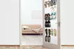 1-2 Pack 24 Wide Pockets Over the Door Shoe Organizer Hanging Shoe Holder - Second Medium