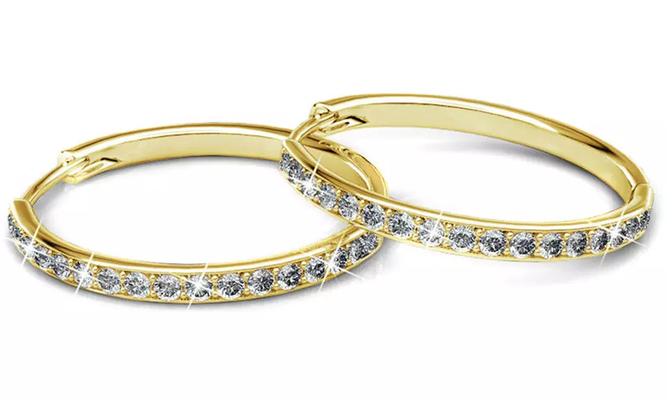 Boucles d’oreilles chic en cristal