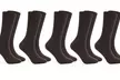 Mens Warm Soft Cotton Full Cushion Crew Socks (5 Pairs) - Second Medium