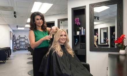 One Haircut with Shampoo, and Styling - Diva Line Hair Salon
