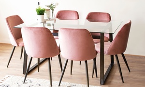  Contemporary Dining Table & Chairs Set 