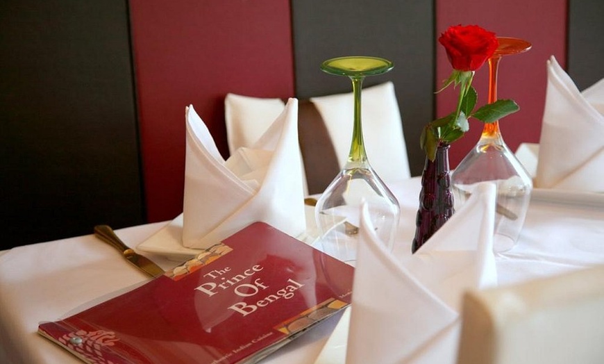 Image 4: 2 or 3-Course Menu with Rice/Naan Bread & a Glass of Wine For Up to 4