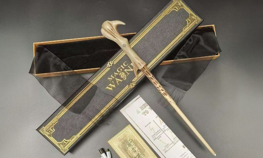 Image 4: Harry Potter Inspired USB Rechargeable Glowing Wand with Light