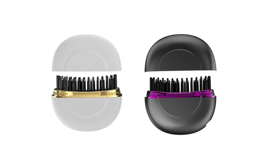 Image 8: 1 o 2 spazzole liscianti per capelli ioniche senza fili