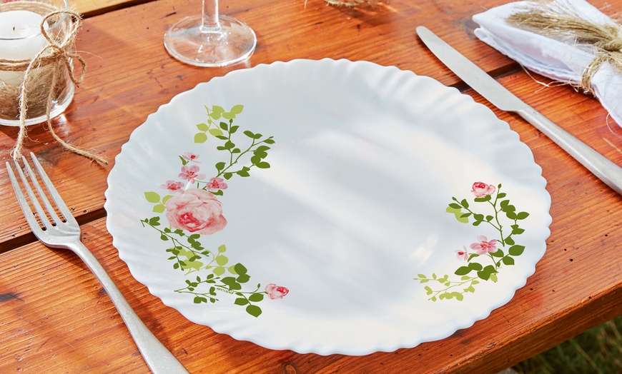 Image 1: 18-Piece Flower Dinner Set 