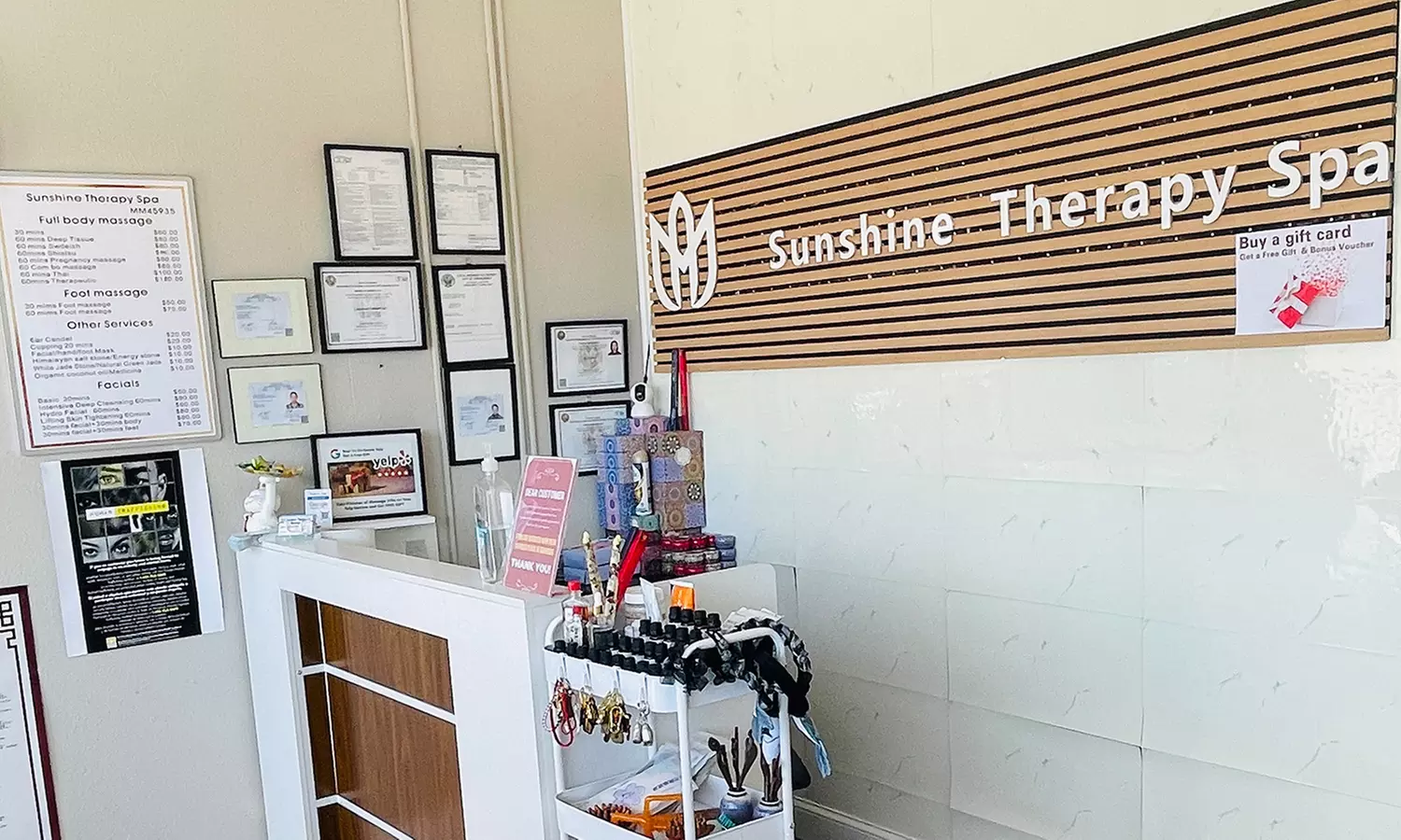 Up to 56% Off on Pampering Package at Sunshine Therapy Spa